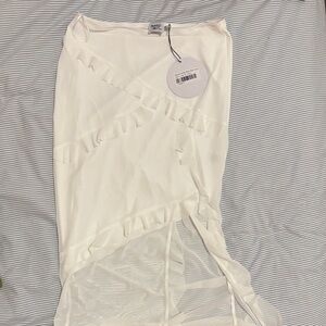 Princess Polly White Maxi Skirt